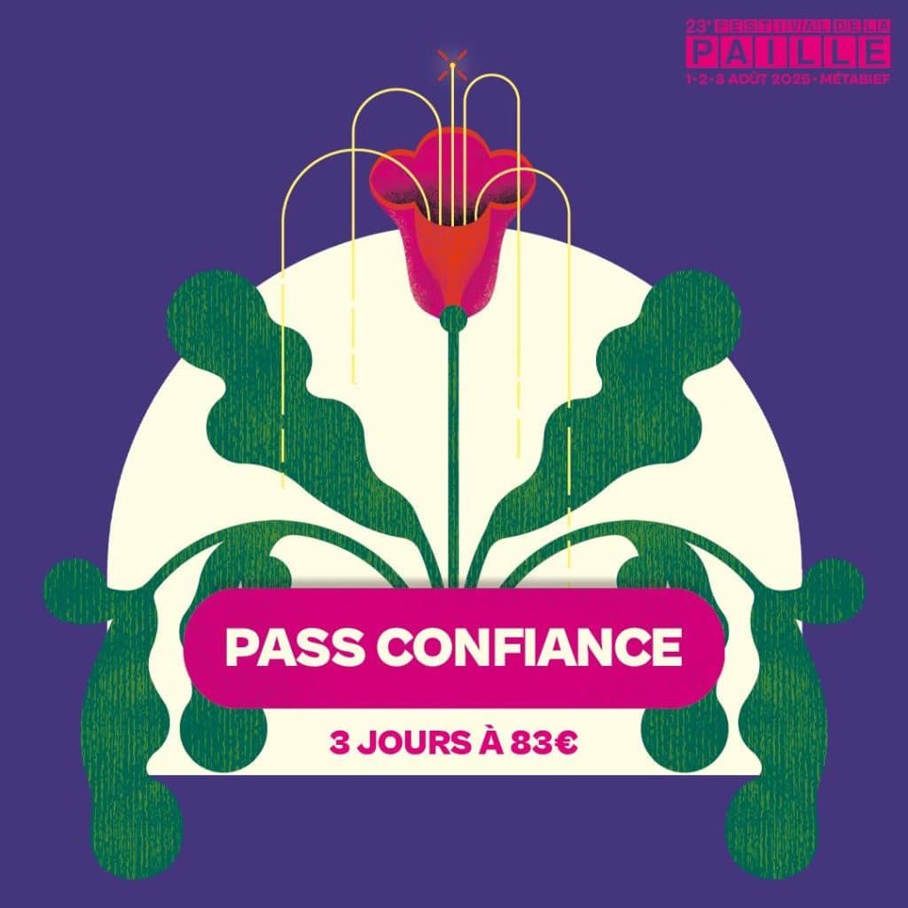 Le Festival de La Paille 2025 ouvre sa billetterie : réservez votre place pour trois jours de fête ! 1 Affiche sortie billetterie Festival de la Paille