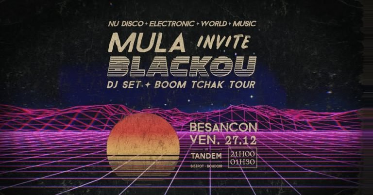 Affiche soirée Tandem - mula + Blackou