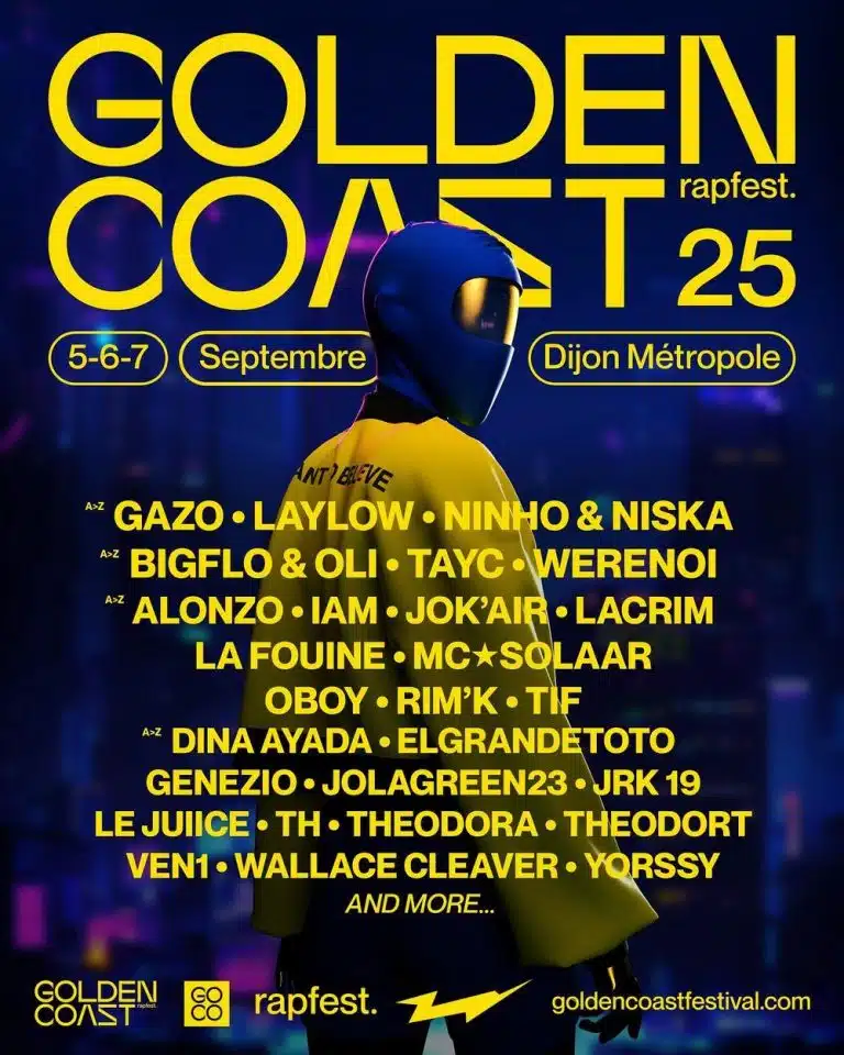 Affiche programmation Golden Coast festival