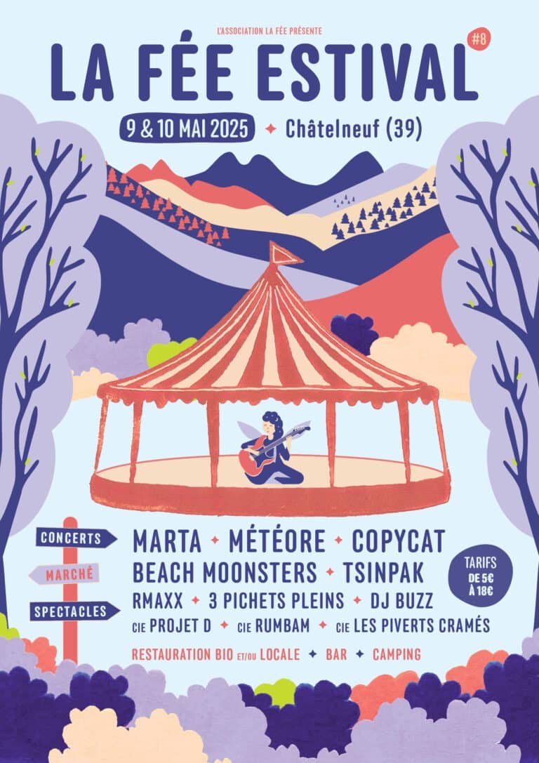 La Fée Estival revient les 9 et 10 mai 2025 à Châtelneuf