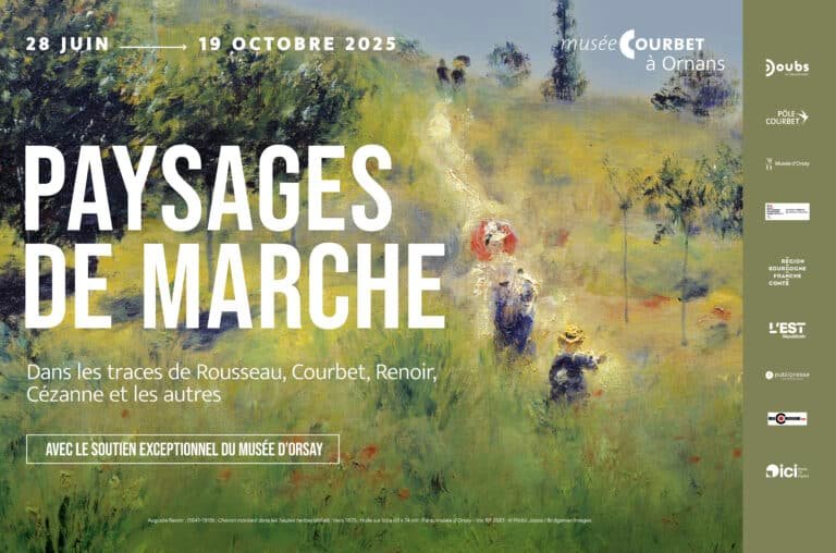 Jouez et gagnez vos entrées pour l'exposition « Paysages de marche » au musée courbet d'Ornans