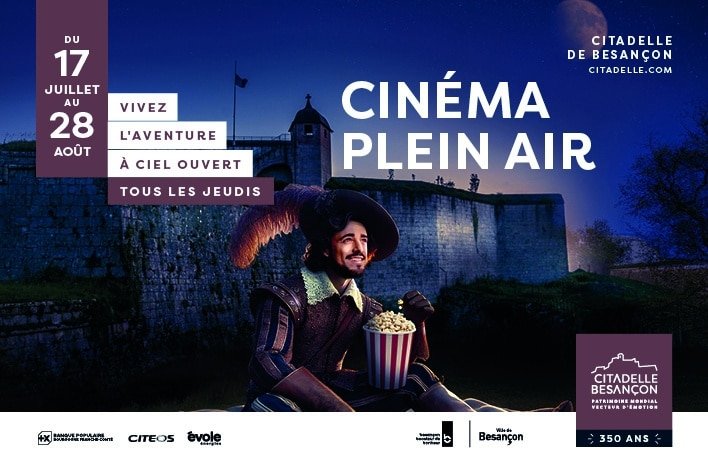 Jouez et gagnez vos places de cinéma en plein air à la Citadelle de Besançon